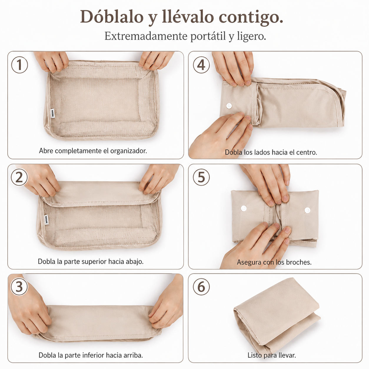 Set organizador de 8 piezas