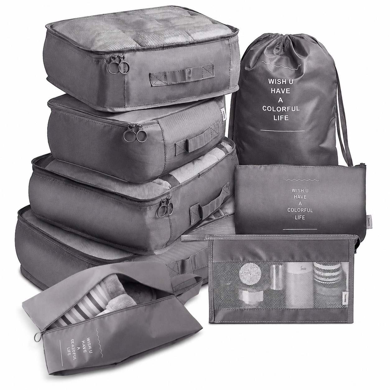 Set organizador de 8 piezas